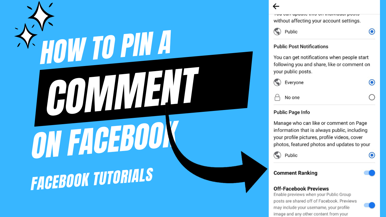How to pin a comment in Facebook Post