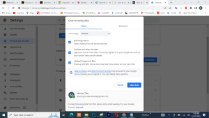how to clear browsing history on google chrome