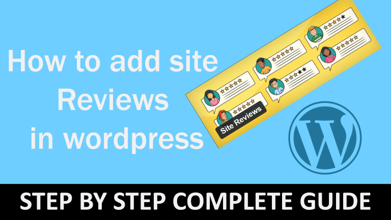 How to add site Reviews in wordpress – How to add a testimonial a page in wordpress