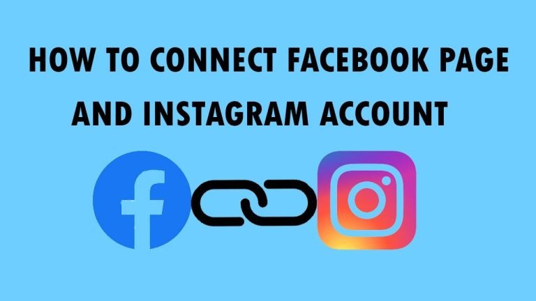 how to link your instagram account to a facebook page