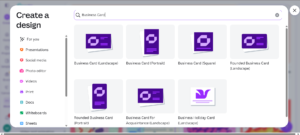 How to Create a Business Card in Canva 