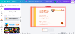 How to Create a Business Card in Canva 