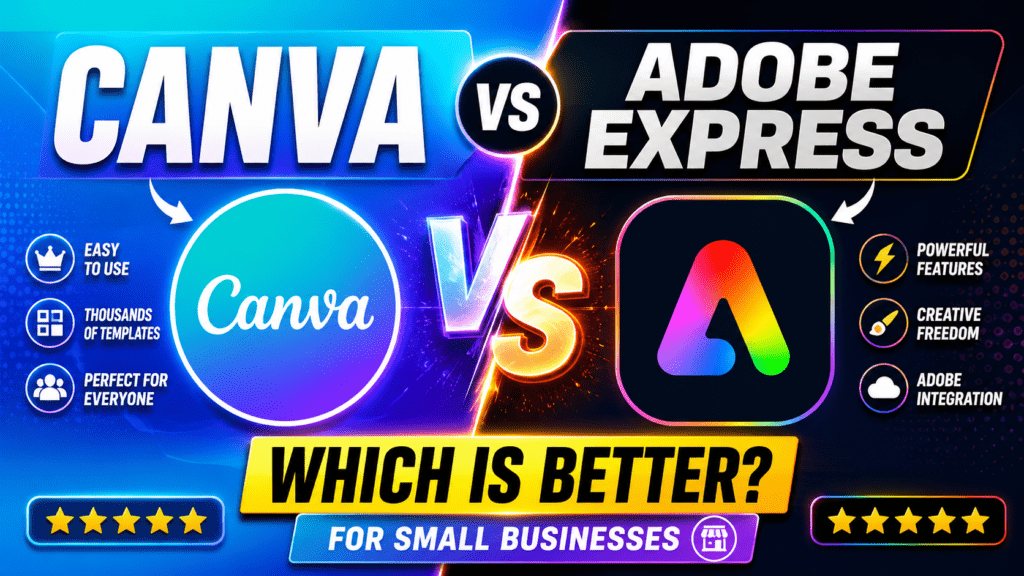 Canva vs. Adobe Express: Which Is Better for Small Businesses? Canva vs. Adobe Express Which Is Better for Small Businesses