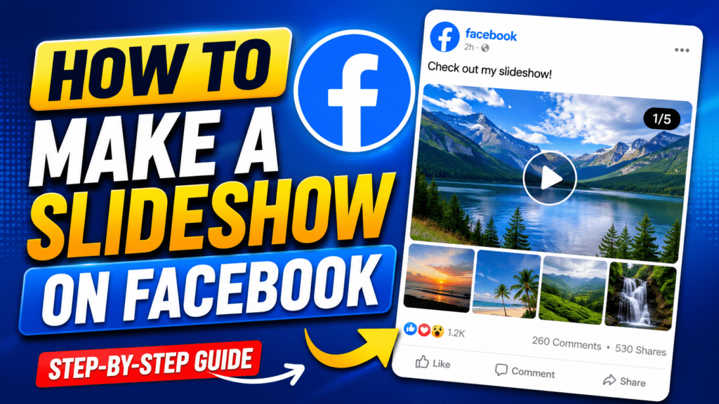 How to Make a Slideshow on Facebook (Step-by-Step Guide)