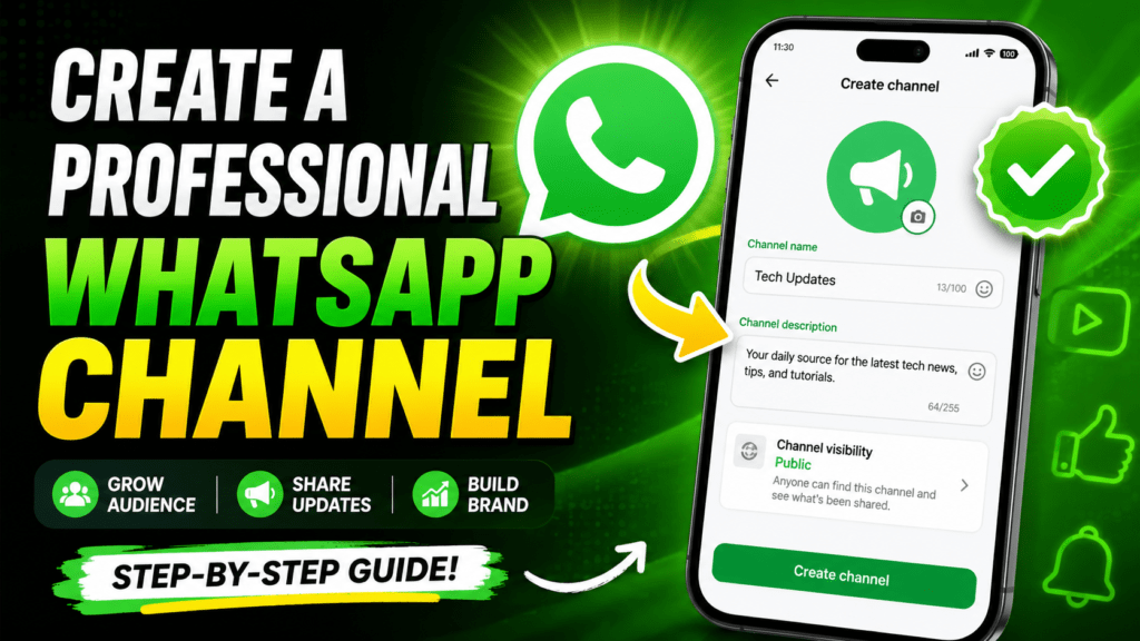 How to Create a Professional WhatsApp Channel – Complete Guide How to Create a Professional WhatsApp Channel - Complete Guide