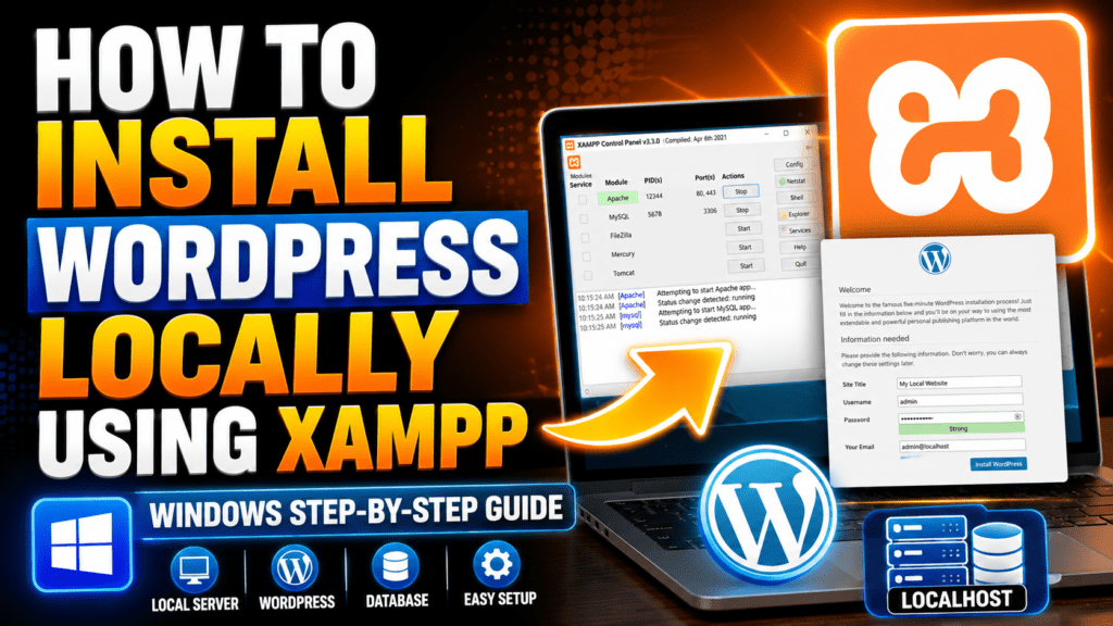 How To Install WordPress Locally on Windows for Beginners