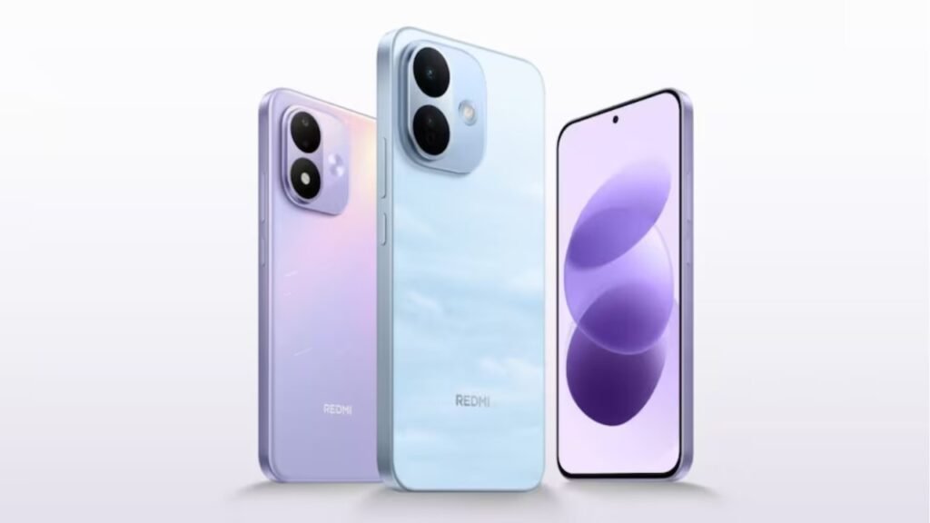 Redmi Note 17 5G Launched in India: Price, 8,000mAh Battery & Full Specifications Redmi Note 17 5G showing front AMOLED display and back camera setup in Arctic Blue
