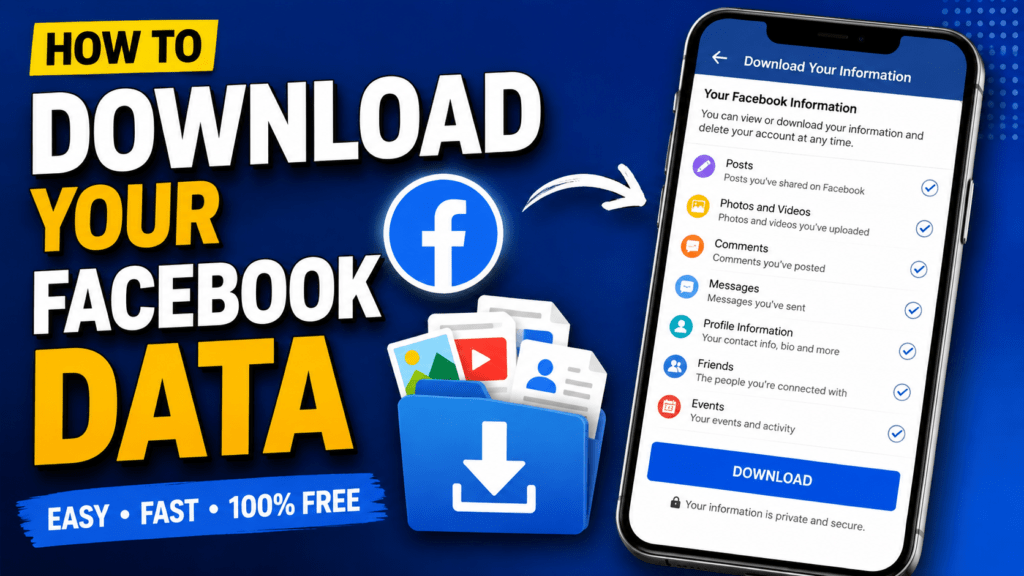 How to Download Your Facebook Data