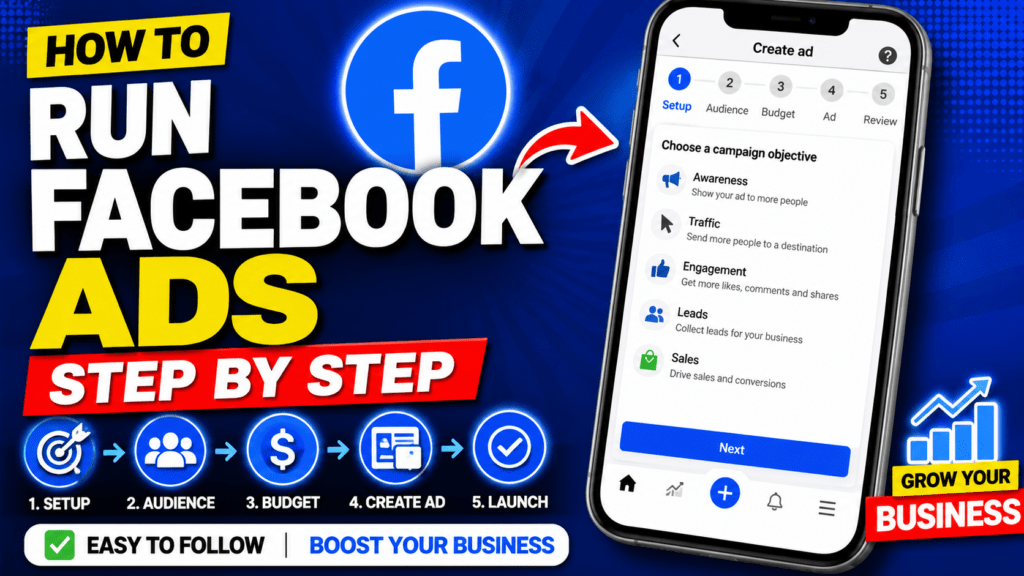 How to Run Facebook Ads Step by Step (Complete Beginner’s Guide)
